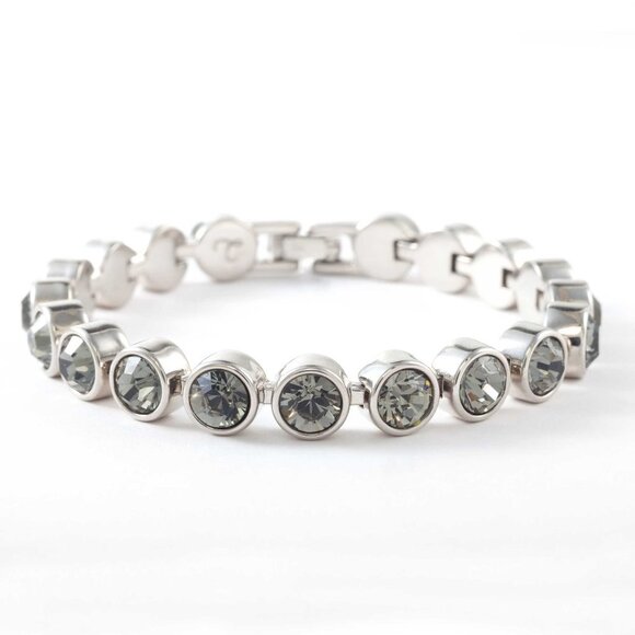 BLACK DIAMOND Ice Bracelet by Touchstone Crystal by Swarovski ✨ New in box - Picture 1 of 1